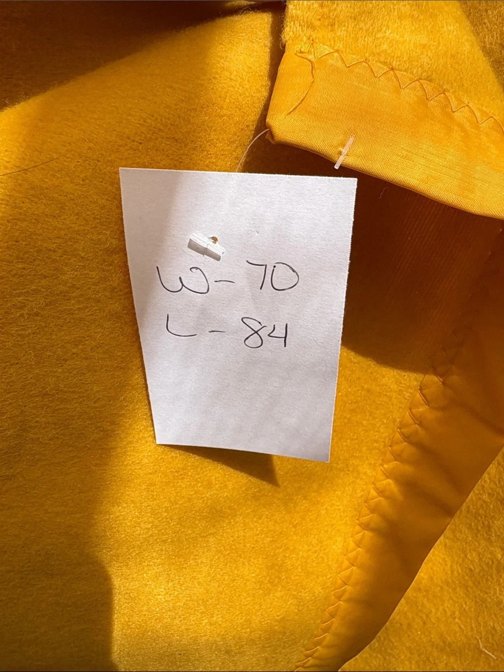 Vintage bright yellow